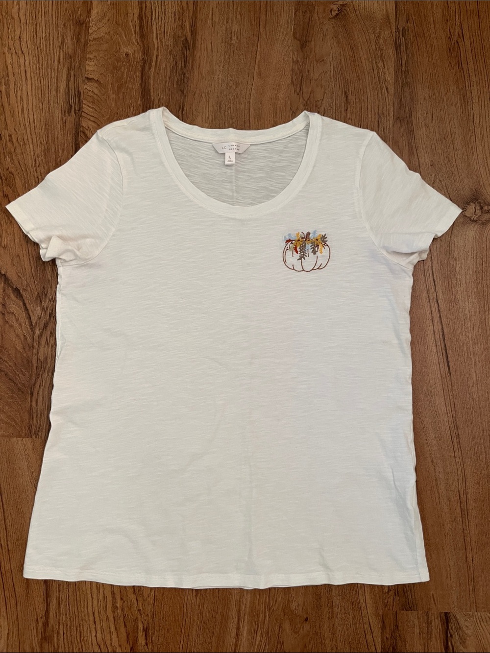 LC Lauren Conrad Embroidered Tee